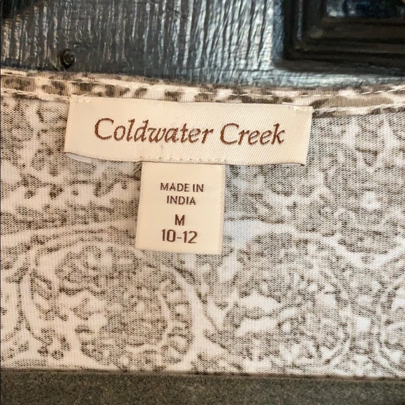 Coldwater Creek beaded blouse medium - Picture 2 of 4